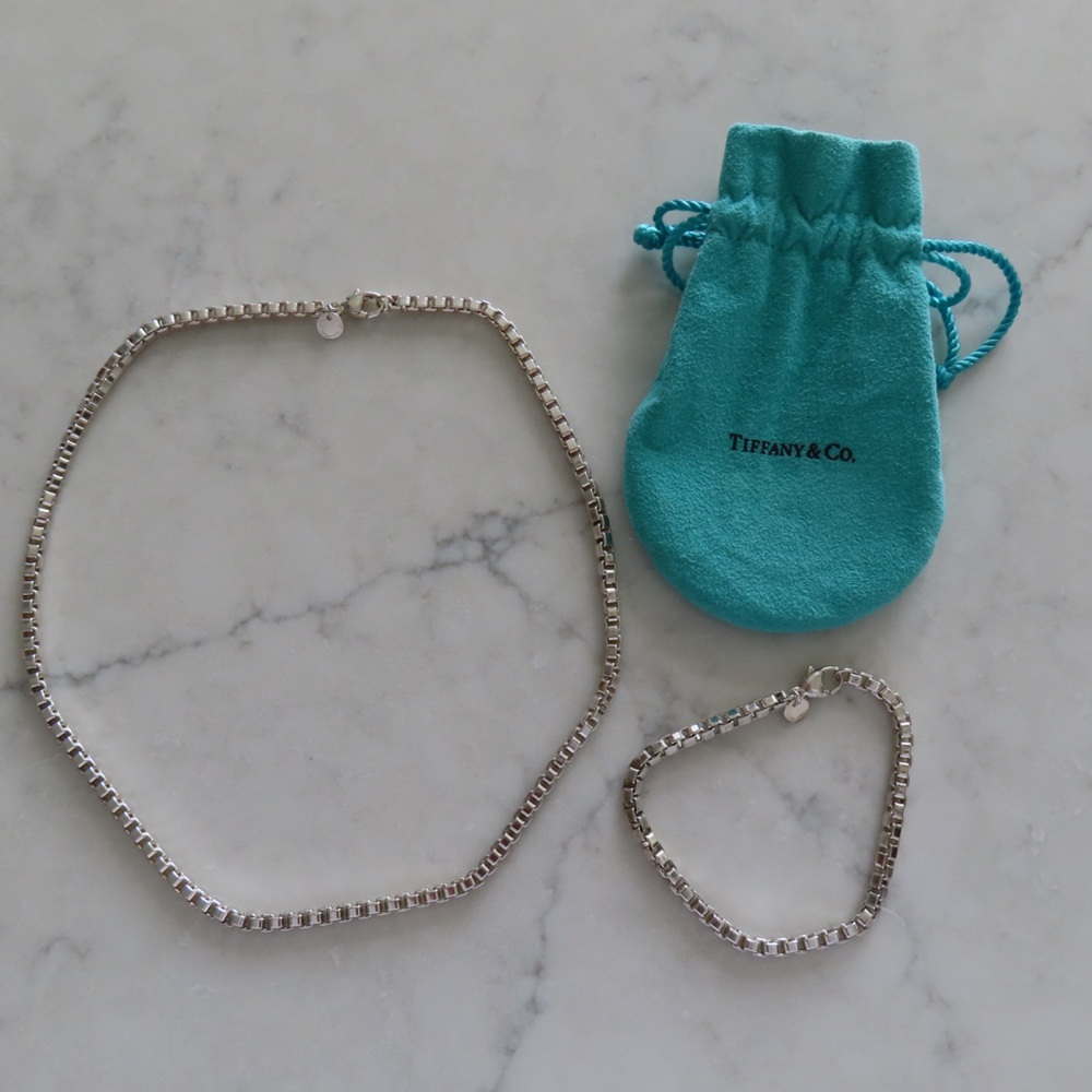 Tiffany Matching Necklace and Bracelet